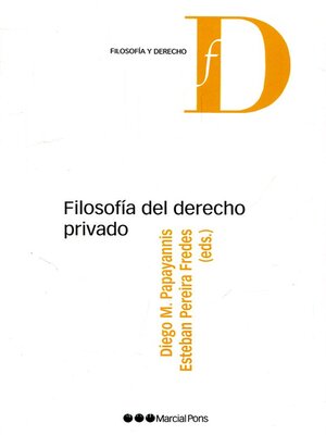 cover image of Filosofía del Derecho privado